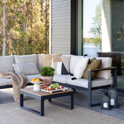 Aava kulmasohvan irtopäälliset taupe YB24-3006